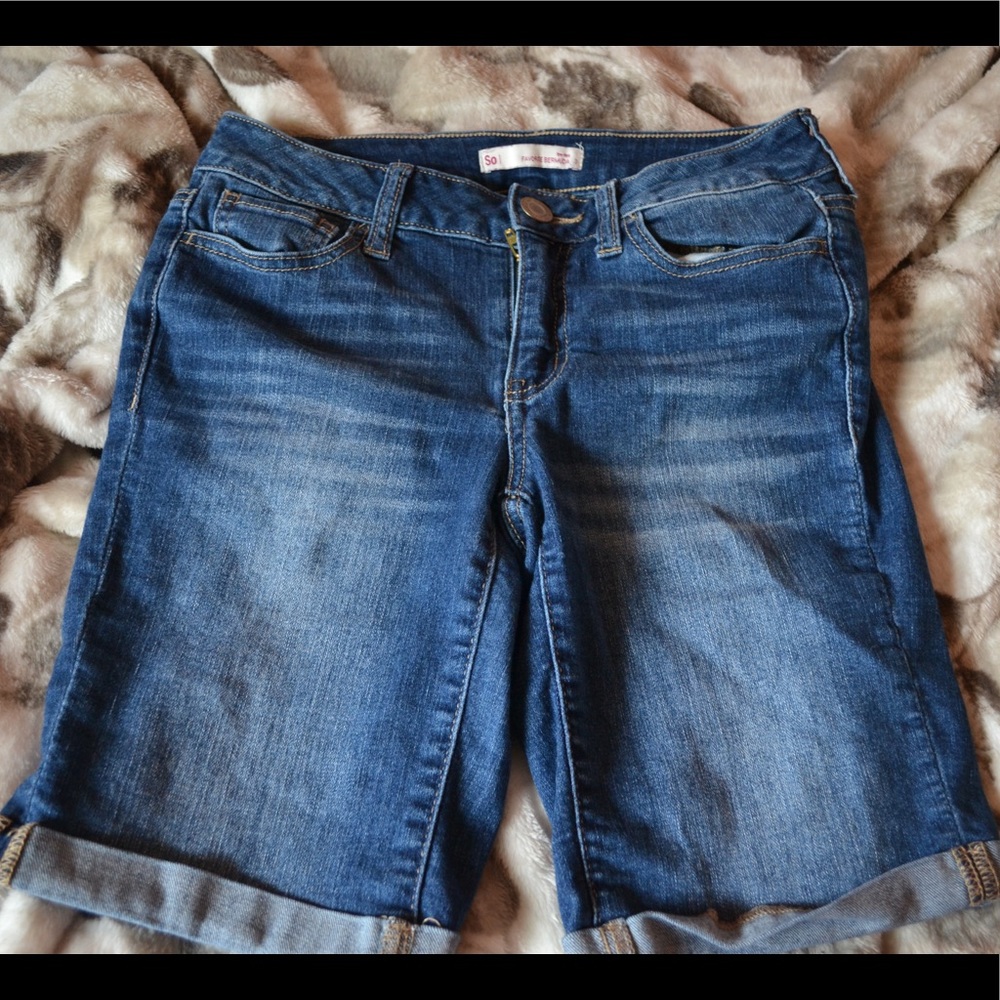 Low Rise Bermuda Shorts
